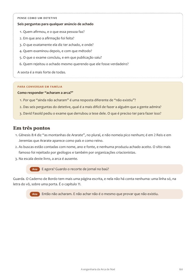 Capítulo 10: seis perguntas para conferir qualquer anúncio de achado